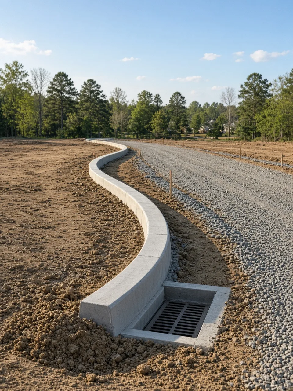 Civil engineering services — grading, drainage, stormwater, and utility design by Structexa